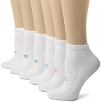 Champion Women's Extended Size 6-Pack Performance Low Cut Socks