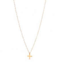 Gorjana Cross Over Necklace Gold