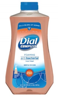 Dial Complete 1478459 Original Antimicrobial Foaming Hand Soap, 40oz Refill (Pack of 6)