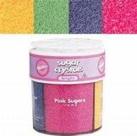 Wilton Sugar Crystals 4 Colors/Pkg - Bright