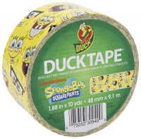 Duck Brand 280906 SpongeBob SquarePants Printed Duct Tape, 1.88-Inch by 10 Yards, Single Roll