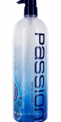 Passion Lubes, Natural Water-Based Lubricant, 34 Fluid Ounce