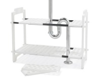 Madesmart 17-1/4 by 11 by 18-1/4 to 32-Inch Expandable Under sink Shelf Organizer