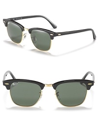 These timelessly chic sunglasses feature a simple and straightforward design.