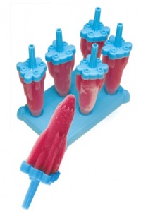 Tovolo Blue Rocket Pops, Set of 6