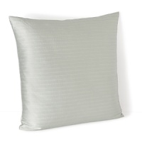 A light, linear stitch motif in ethereal seafoam green breathes sweet dreams into this HUGO BOSS decorative pillow.