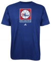 Sport your favorite team's winning spirit in this Philadelphia 76ers' tee by adidas.