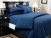 Pinzon 160-Gram Solid Flannel Twin Duvet Cover, Cadet Blue