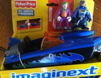 Fisher-Price Imaginext Super Friends Batboat & Figures of Joker and Batman