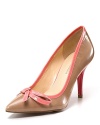 In polished patent, the Leealder pumps lend buttoned-up chic to the pretty professional. From Enzo Angiolini.