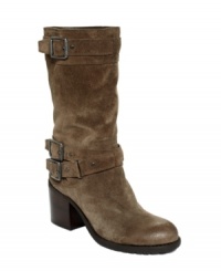 Between the rugged suede upper and the multiple straps, Jessica Simpson's Nermin booties just scream adventure.