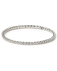 Give you jewel box and on-trend touch with this silver-plated bangle from Melinda Maria. Boasting delicate inset crystals, this bracelet adds sparkle to your style-setting stack.