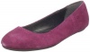 CK Jeans Women's Bailey Flat,Aubergine,38.5 EU/7.5 B US