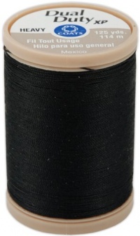 Dual Duty XP Heavy Thread 125yds - Black