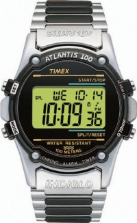 Timex Men's T77517 Atlantis 100 Stainless Steel Bracelet Watch