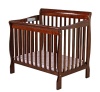 Dream On Me 3 in 1 Aden Convertible Mini Crib, Espresso