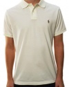 Polo Ralph Lauren Men's Custom Fit Polo Collar w/Small Pony Cream White