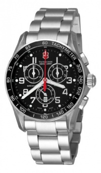 Victorinox Swiss Army Men's 241443 Chron Classic Black Chronograph Dial Watch