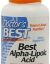 Doctor's Best Best Alpha-Lipoic Acid (150 Mg) Capsules, 120-Count