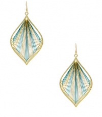 G by GUESS Teardrop Earrings with Metallic and Colo, GOLD