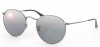 Ray-Ban ORB3447 029/K3 Polarized Round Sunglasses,Gunmetal Frame/Grey Mirror Lens,50 mm