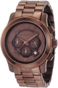 Michael Kors Women's MK8204 Runway Stainless Steel Quartz Chronograph Watch, Brown