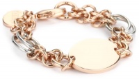 1AR by UnoAerre 18k Rose Gold Plated Enamel and Mother-Of-Pearl Bracelet