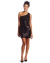 As U Wish Juniors Allover Sequin One Shoulder Dress