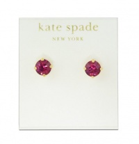 Kate Spade Cueva Rosa Pink Stud Earrings New