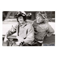 Dumb and Dumber Movie Harry and Lloyd on Scooter Poster Print - 24x36