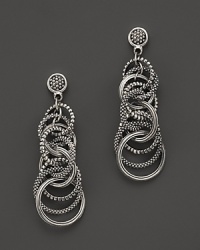 Lagos Sterling Silver Tapered Circle Earrings