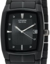 Citizen Men's BM6555-54E Eco-Drive Black Ion-Plated Stainless Steel Watch