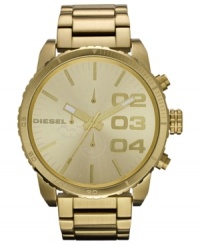 A classic timepiece design styled by Diesel with their signature big-and-bold details.