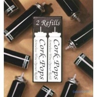 Cork Pops III Corkscrew Replacement Cartridges -Set of 2