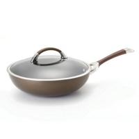 Circulon Symmetry Chocolate Hard Anodized 12 Covered Stir Fry Ultimate Pan