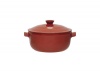 Emile Henry Flame-Top 7-Quart Round Stew Pot, Red