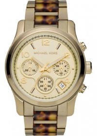 Michael Kors Runway Tortoiseshell Chronograph Women's Watch - MK5659