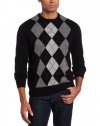 Geoffrey Beene Men's Soft Acylic Argyle Fancy Sweater