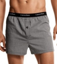 Calvin Klein Men's Underwear BXR Matrix Woven Slim Fit Boxer, Ryder Plaid, Medium