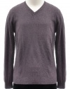 The Men's Store at Bloomingdale's Dusty Purple Brown Cashmere Sweater Medium