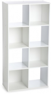 ClosetMaid 42017 8-Cube Laminate Organizer, White