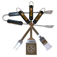 NFL Pittsburgh Steelers 4-Piece Barbecue Set