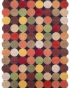 Amalfi Liora Manne Circles Autumn Contemporary 3'5 x 5'5 Rug- 1958-27