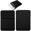 CaseCrown Neoprene Sleeve Case (Black) for 13 Inch Macbook Air / Macbook Pro with Retina Display + Pocket for iPad 4 / iPad 3