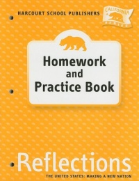 Harcourt School Publishers Reflections California: Homework & Practice Book Reflections 07 Grade 5 (Ca Reflections 07)