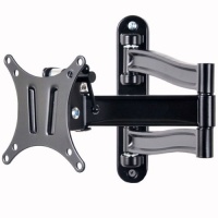 VideoSecu TV Wall Mount Articulating Arm Tilt Swivel Bracket for most 15-27 TV Monitor Display VESA 100X100 75X75 up to 33LBS ML15B A28