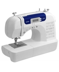 Every stitch. Every time. This computerized sewing machine from Brother handles even the most complex projects with ease, displaying all 60 built-in utility, decorative and heirloom stitches on its handy LCD panel. 25-year limited warranty. Model CS6000I.