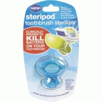 Steripod Clip-On Toothbrush Sanitizer (Single Pack Blue)