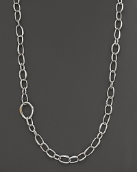 Sterling silver chain. Lovely alone or with your favorite enhancer.