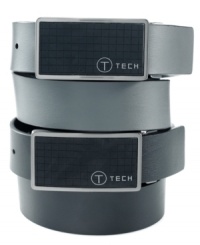 Get some hi-tech style with this reversible belt from Tumi.